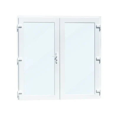 Kunststof Openslaande Deuren met Kozijn - 200 x 215 cm