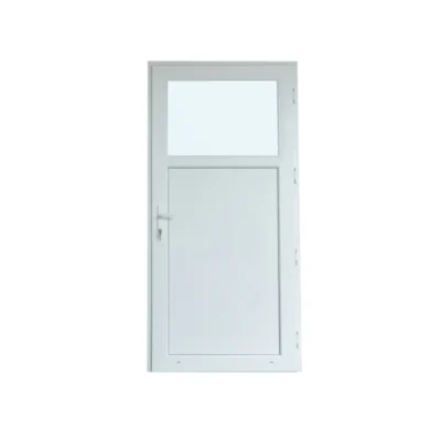 Kunststof Deur met Kozijn - Penscharnieren - 1/3 Glas
