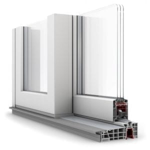 kunststof hefschuifpui