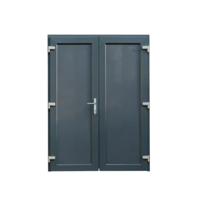 Basic Antraciete Tuindeuren met Kozijn - Volledig Paneel 160 x 215 cm