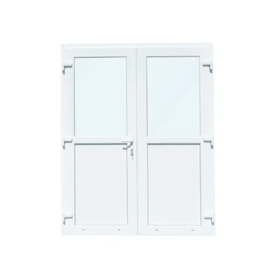 Basic Tuindeuren met Kozijn - 1/2 Glas 160 x 215 cm