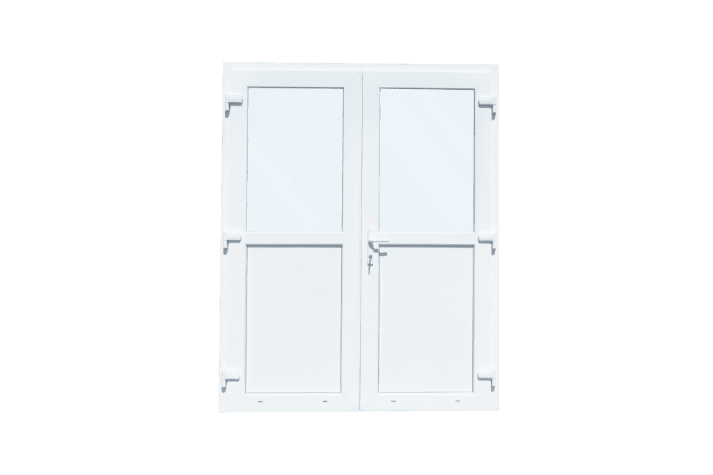 kunststof openslaande deuren tuindeuren gesloten