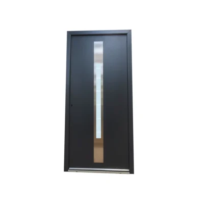 antraciete kunststof voordeur aluminium