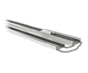 Stalen geleider met ketting