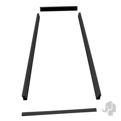 grenen-montagekozijn-zwart