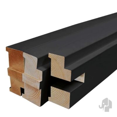 grenen-montagekozijn-zwart