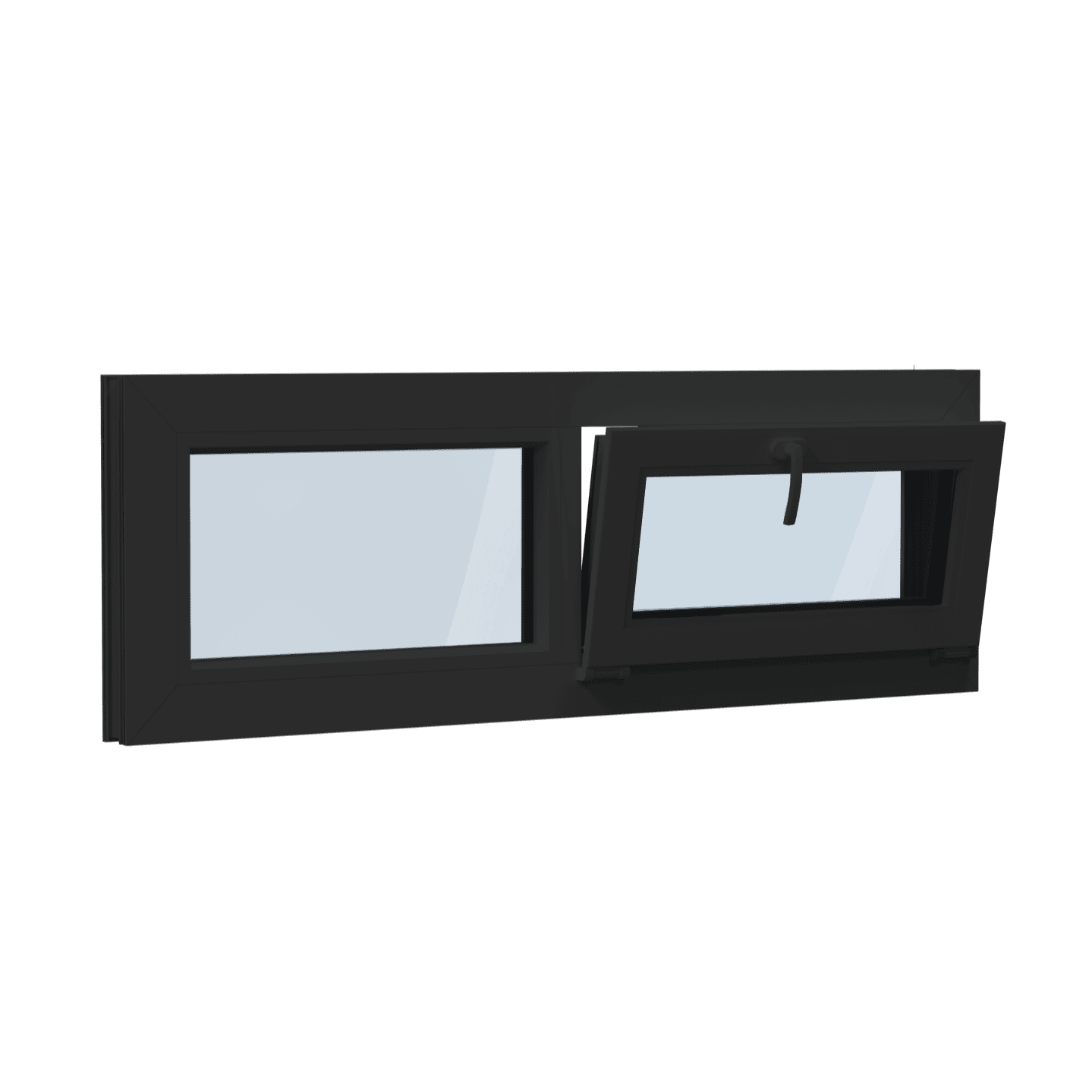 Vast-kiep aluminium kozijn