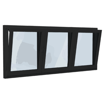 Draaikiep-draaikiep-draaikiep aluminium kozijn