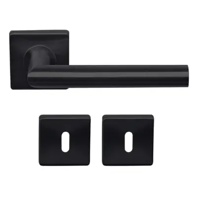 Best-Buy-204V-deurkruk-met-sleutelrozet-mat-zwart-voor-austria-en-svedex-binnendeuren