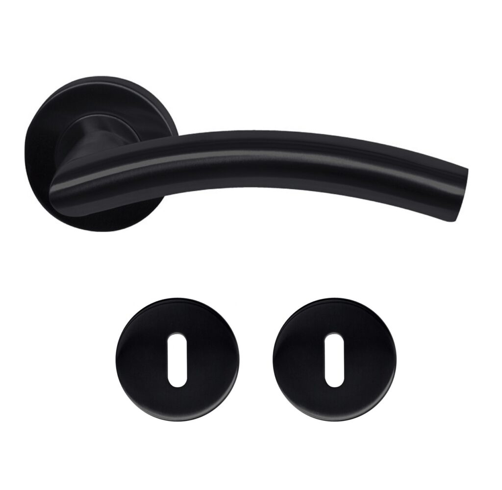 Best-Buy-205R-deurkruk-met-sleutelrozet-mat-zwart-voor-austria-en-svedex-binnendeuren