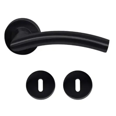 Best-Buy-205R-deurkruk-met-sleutelrozet-mat-zwart-voor-austria-en-svedex-binnendeuren