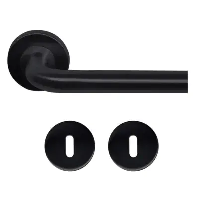 Best-Buy-206R-deurkruk-met-sleutelrozet-mat-zwart-voor-austria-en-svedex-binnendeuren