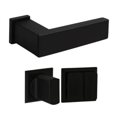 Nassau-zwart-deurkruk-met-toiletset-voor-austria-binnendeur