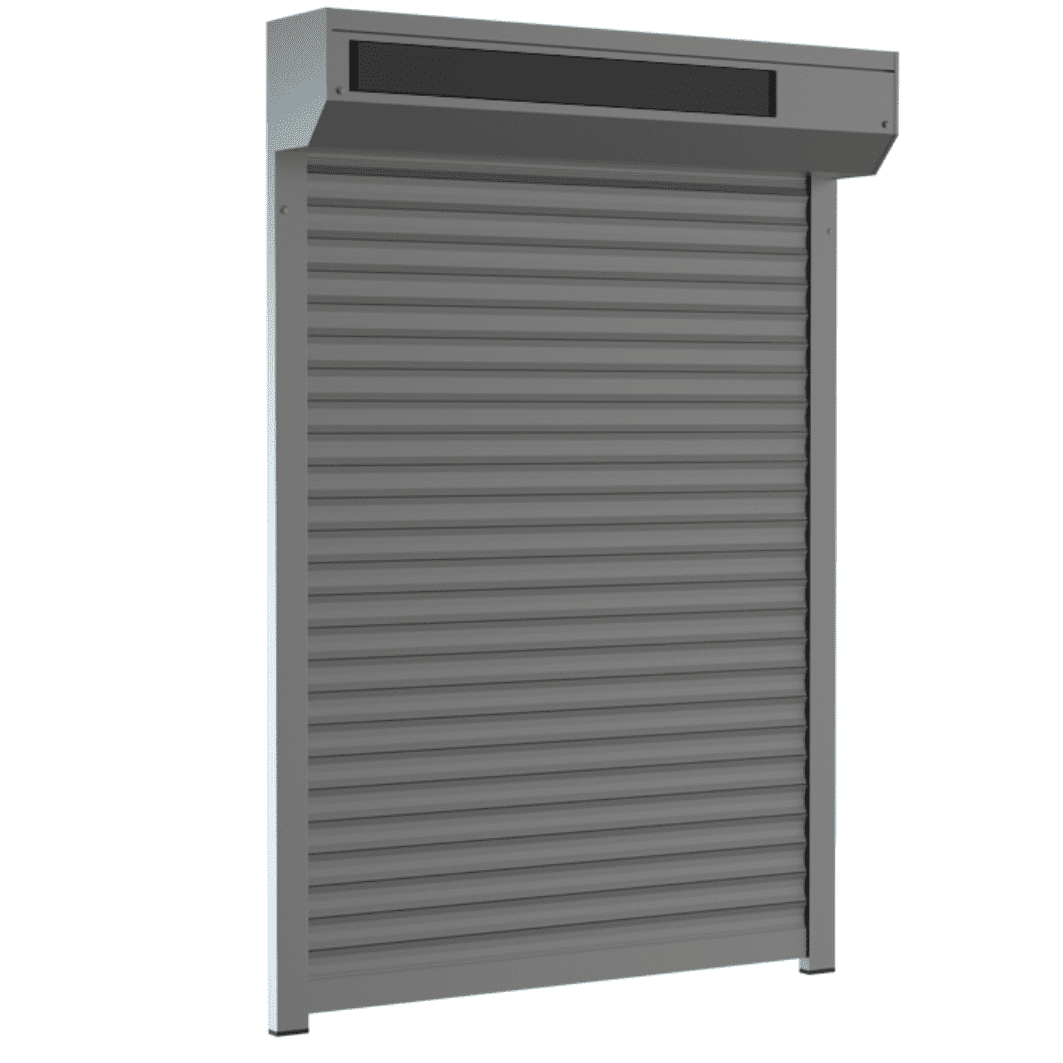 Solar aluminium rolluik