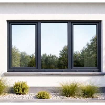 Antraciete Kunststof Kozijn - DK-V-DK