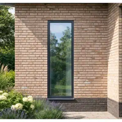 Antraciete Kunststof Kozijn - Vast