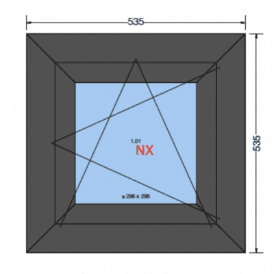 535x535 | Draaikiepraam | Antraciet