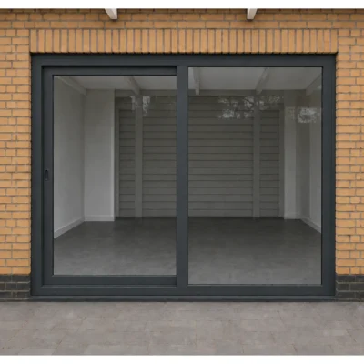 Antraciete Kunststof Schuifpui - Premium