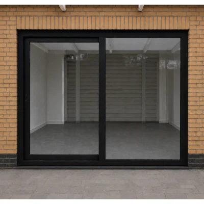 Zwarte Kunststof Schuifpui - Premium